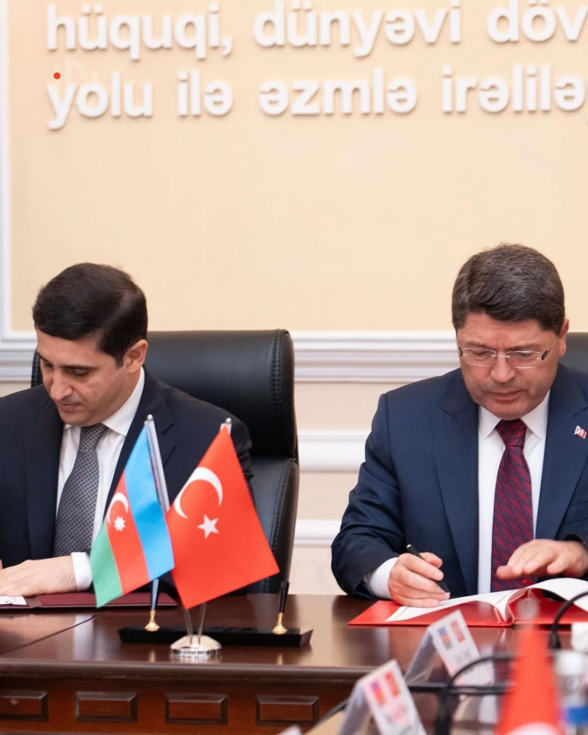 Turkish Minister of Justice Yilmaz Tunc and his team visited Baku